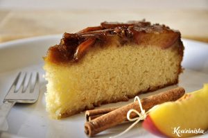 Ανάποδο κέικ με νεκταρίνια / Upside-Down Peach Cake