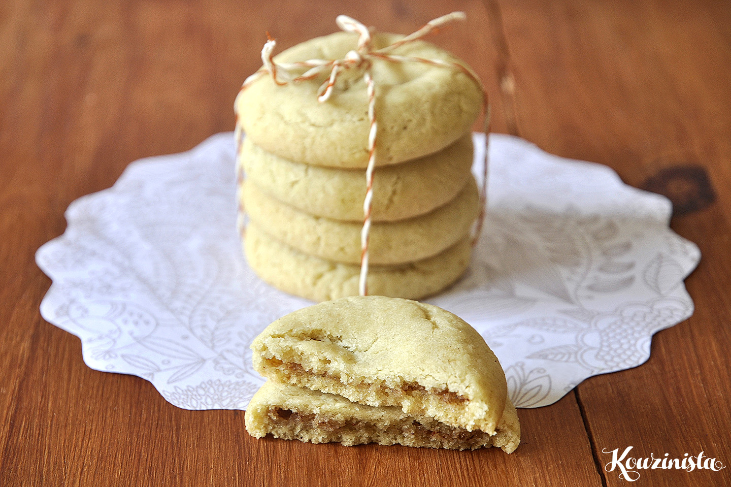 Cookies με γέμιση κανέλας & ζάχαρης / Cinnamon sugar filled cookies