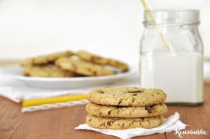 Cookies με ελαιόλαδο και σοκολάτα / Olive oil chocolate chip cookies
