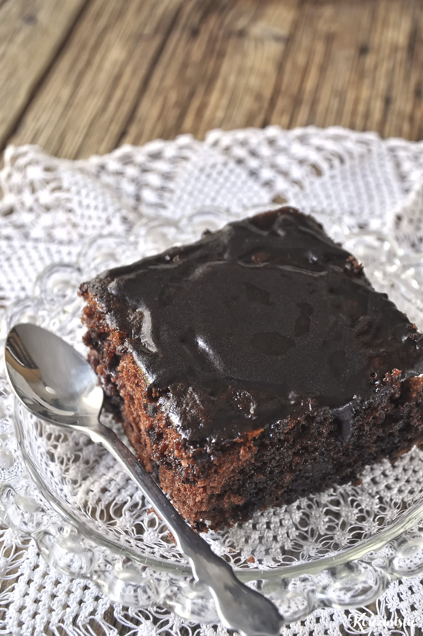 Σοκολατένιο κέικ βραστό ή κατσαρόλας ή μελαχροινή / Boiled chocolate cake