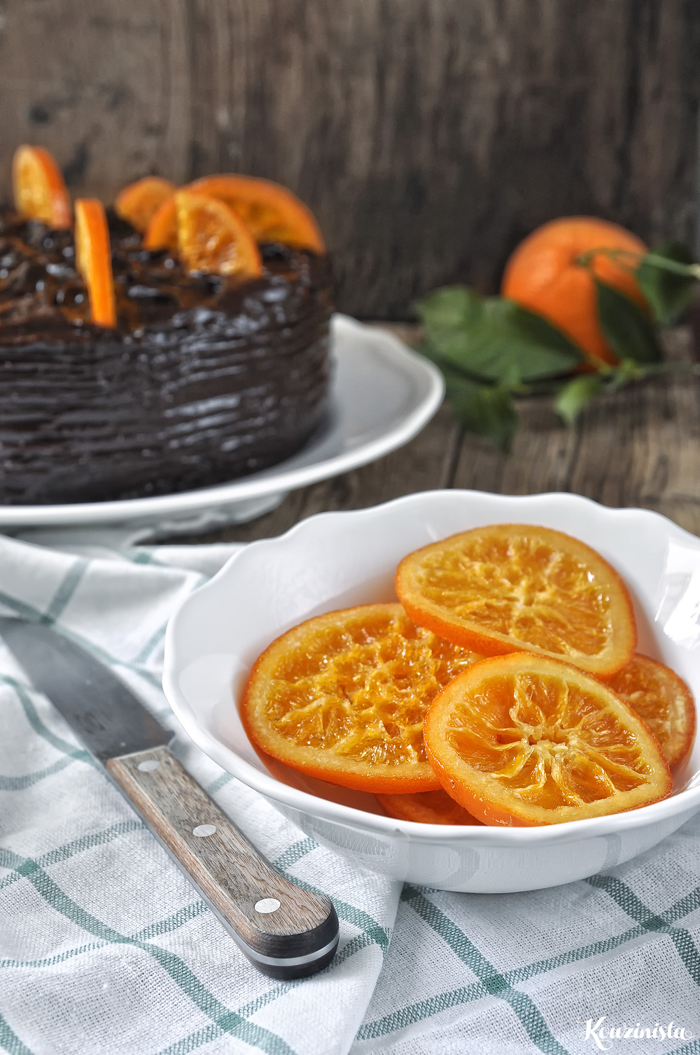 Νηστίσιμη τούρτα σοκολάτας με αβοκάντο & πορτοκάλι / Vegan chocolate-orange avocado cake