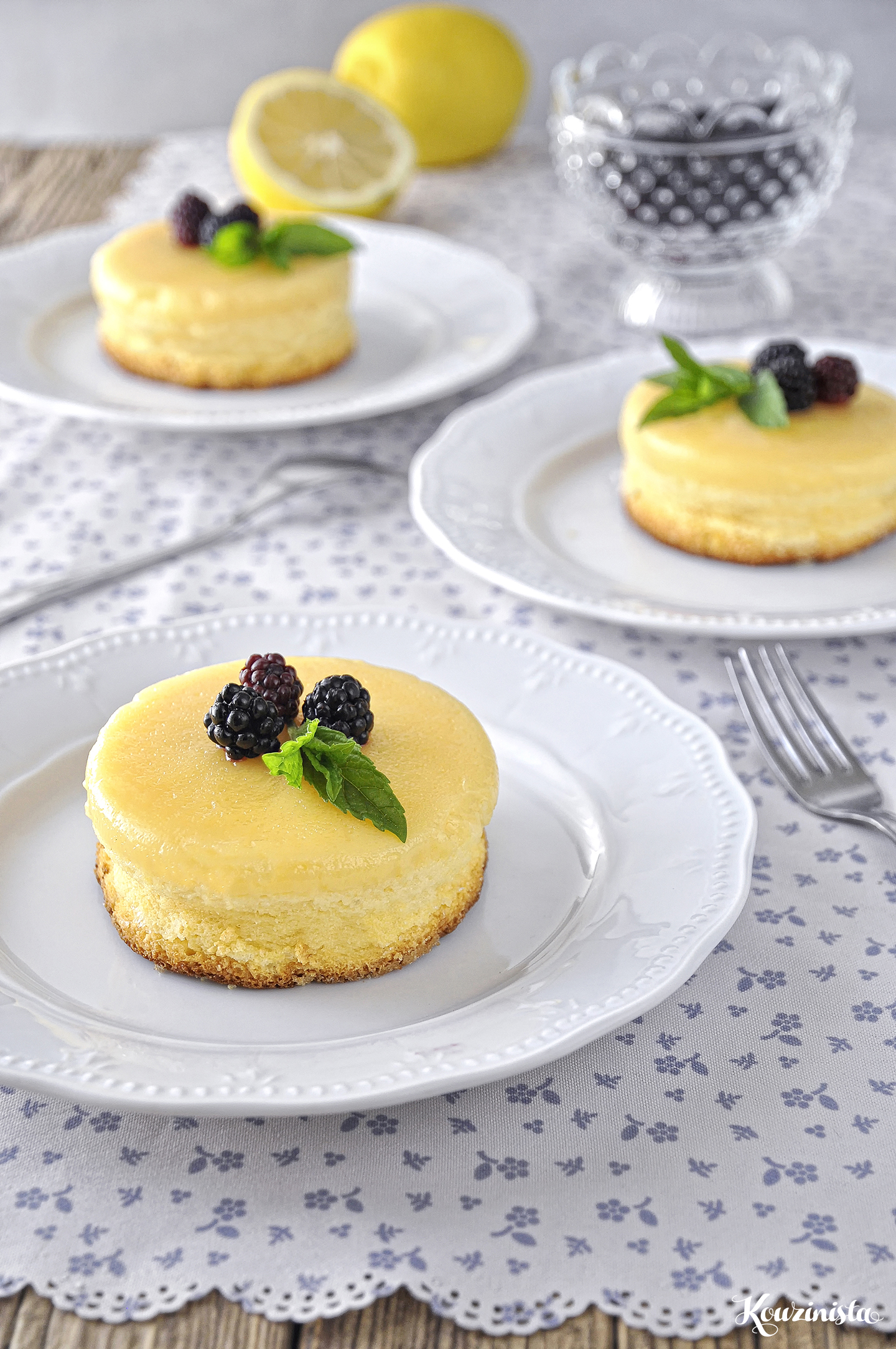Μαγικό σουφλέ λεμονιού με δύο στρώσεις / Lemon soufflé pudding cake